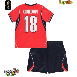 Englanti Anthony Gordon #18 Vieraspaita Lapsille MM-kisat 2026 Lyhythihainen (+ shortsit)